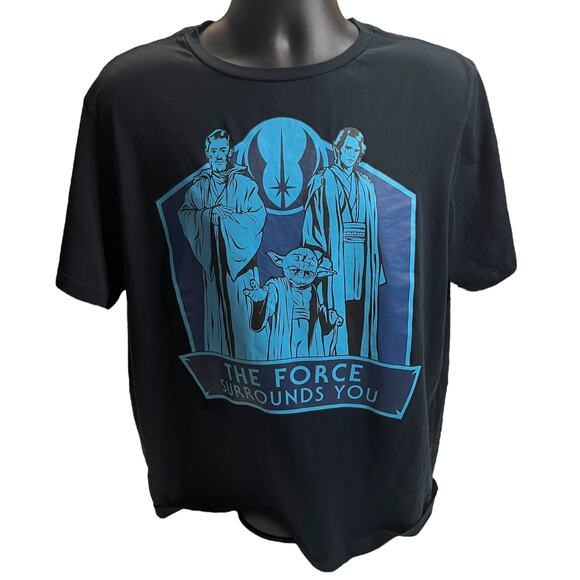 Star Wars Other - Star Wars Jedi T-Shirt Obi Wan Anakin Yoda - “The Force Surrounds You - Size L